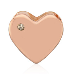 Ciondolo in argento con Diamante Rose de France SI1 di Argyle