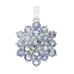 Ciondolo in argento con Tanzanite (non riscaldata)