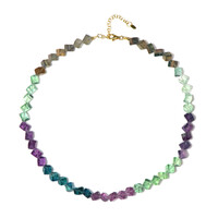 Collana in argento con Fluorite