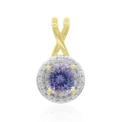 Ciondolo in oro con Tanzanite (non riscaldata)
