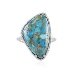 Anello in argento con Turchese Ramato Blu Mohave (Faszination Türkis)