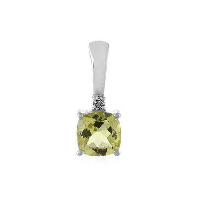 Ciondolo in argento con Quarzo Limone