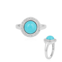 Anello in argento con Turchese Sleeping Beauty