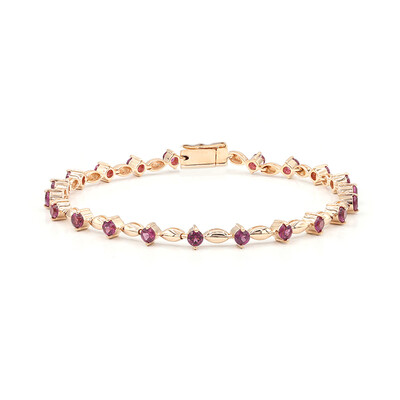 Bracciale in argento con Rodolite
