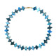Collana in argento con Apatite Blu Neon