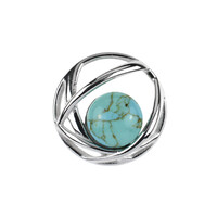 Ciondolo in argento con Turchese