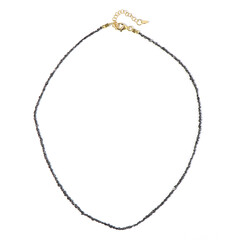 Collana in argento con Diamante Nero
