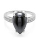 Anello in argento con Ematite Nera