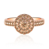 Anello in oro con Diamante Rose de France SI1 di Argyle