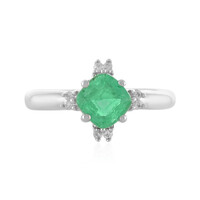 Anello in argento con Smeraldo Etiope