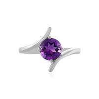 Anello in argento con Ametista Siberiana