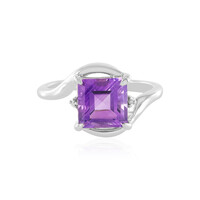 Anello in argento con Ametista Uruguay