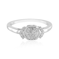 Anello in argento con Diamante I2 (I)