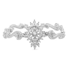 Bracciale in argento con Topazio Bianco