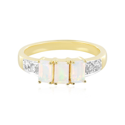 Anello in argento con Opale di Welo