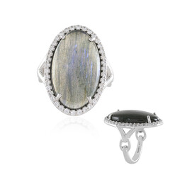 Anello in argento con Labradorite