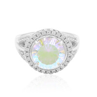 Anello in argento con Quarzo Moonlight
