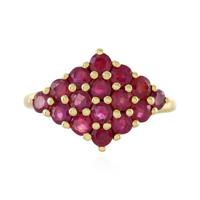 Anello in argento con Rubino del Madagascar