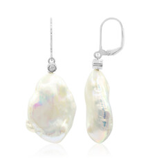 Orecchini in argento con Perla di Acqua Dolce (TPC)