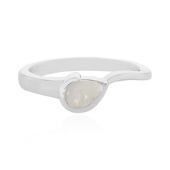 Anello in argento con Pietra di Luna Arcobaleno