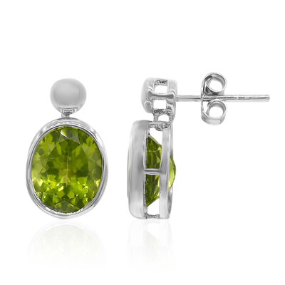 Orecchini in argento con Peridoto