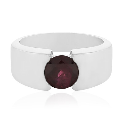 Anello in argento con Rodolite