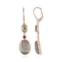 Orecchini in argento con Labradorite Porpora Maniry (KM by Juwelo)