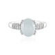 Anello in argento con Acquamarina Brasiliana