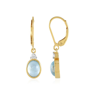Orecchini in argento con Acquamarina Ofiki