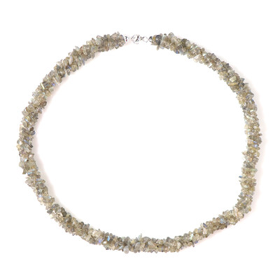 Collana in argento con Labradorite
