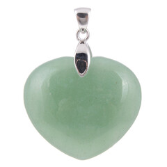 Ciondolo in argento con Avventurina Verde