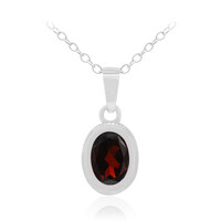 Collana in argento con Granato