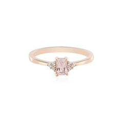 Anello in argento con Morganite del Madagascar