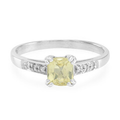 Anello in argento con Apatite Xia