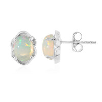 Orecchini in argento con Opale di Welo
