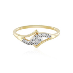 Anello in argento con Diamante I2 (I)