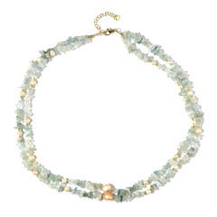 Collana in argento con Acquamarina Brasiliana