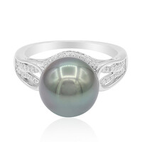 Anello in oro con Perla Tahitiana (TPC)