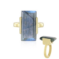 Anello in argento con Labradorite