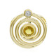 Ciondolo in argento con Zaffiro Giallo (MONOSONO COLLECTION)