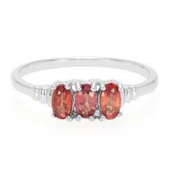 Anello in argento con Rubino Tramonto