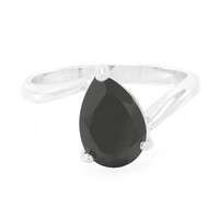 Anello in argento con Spinello Nero