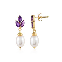 Orecchini in argento con Perla di Acqua Dolce