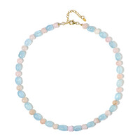 Collana in argento con Morganite