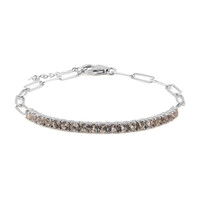 Bracciale in argento con Morganite
