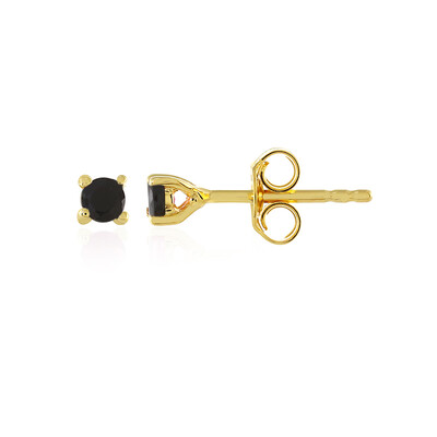 Orecchini in argento con Tormalina Nera