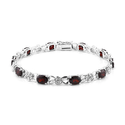 Bracciale in argento con Granato
