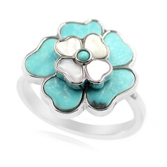 Anello in argento con Turchese Campitos (Anne Bever)