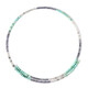Collana rigida in acciaio con Turchese (Riya)