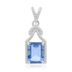 Ciondolo in argento con Fluorite Cangiante